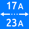 محدوده کاری از ۱۷ تا ۲۳ آمپر - Working Current Range 17 to 23 amps