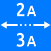 محدوده کاری از ۲ تا ۳ آمپر - Working Current Range 2 to 3 amps