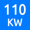حداکثر توان کاری 110 کیلو وات - Maximum Working Power 110 KW