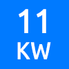 حداکثر توان کاری 11 کیلو وات - Maximum Working Power 11 KW