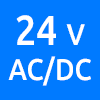 ولتاژ نامی و کاری 24 ولت متناوب و مستقیم - Nominal or Working Voltage 24 VAC and VDC