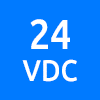 ولتاژ نامی و کاری 24 ولت مستقیم - Nominal or Working Voltage 24 VDC